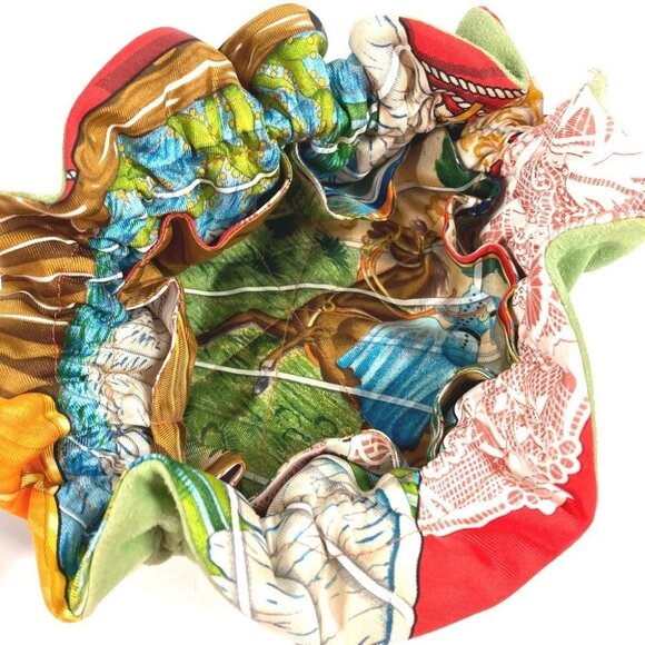 HERMES Bijoux Animal Pattern Drawstring pouch Multi-purpose Pouch Multicolore - Picture 9 of 10